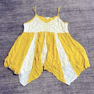 Mustard yellow Umgee tank - size L